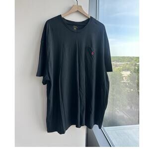 Polo Ralph Lauren Black Crew Neck Pocket Short Sleeve T-Shirt Men's 3XB Cotton